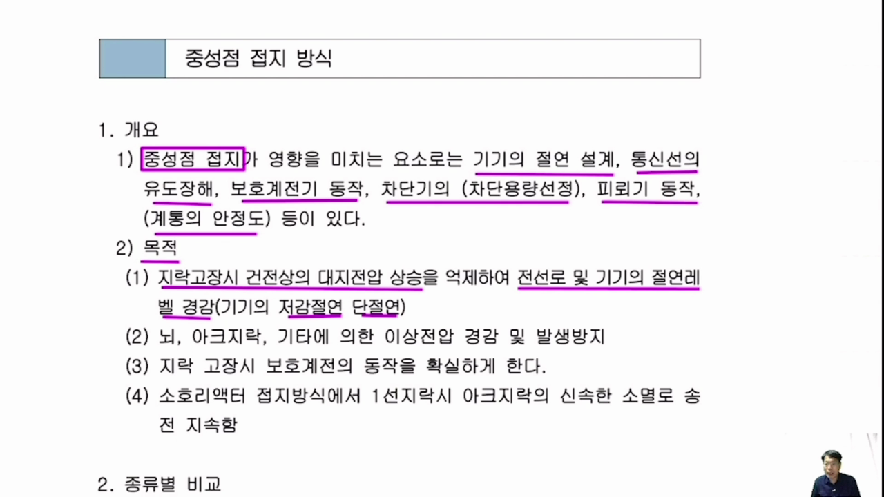 1. 중성점접지방식