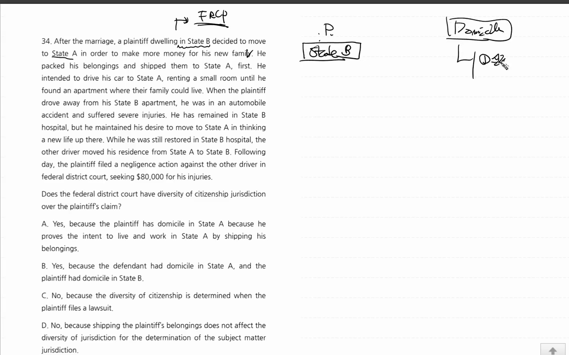 Question 34. [Intermediate Set 1] Diversity of citizenship