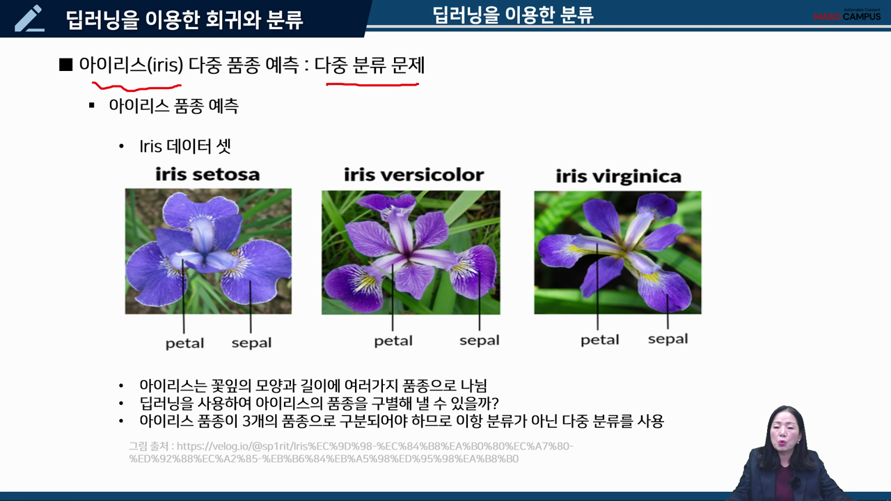 다중 분류를 위한 데이터셋 살펴보기