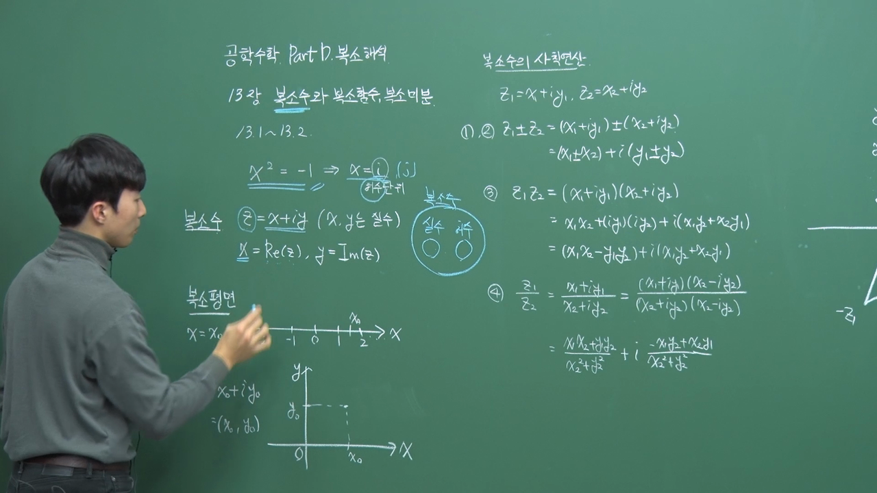 1강 복소평면과 복소수의 극형식(Ch 13.1 ~ 13.2)