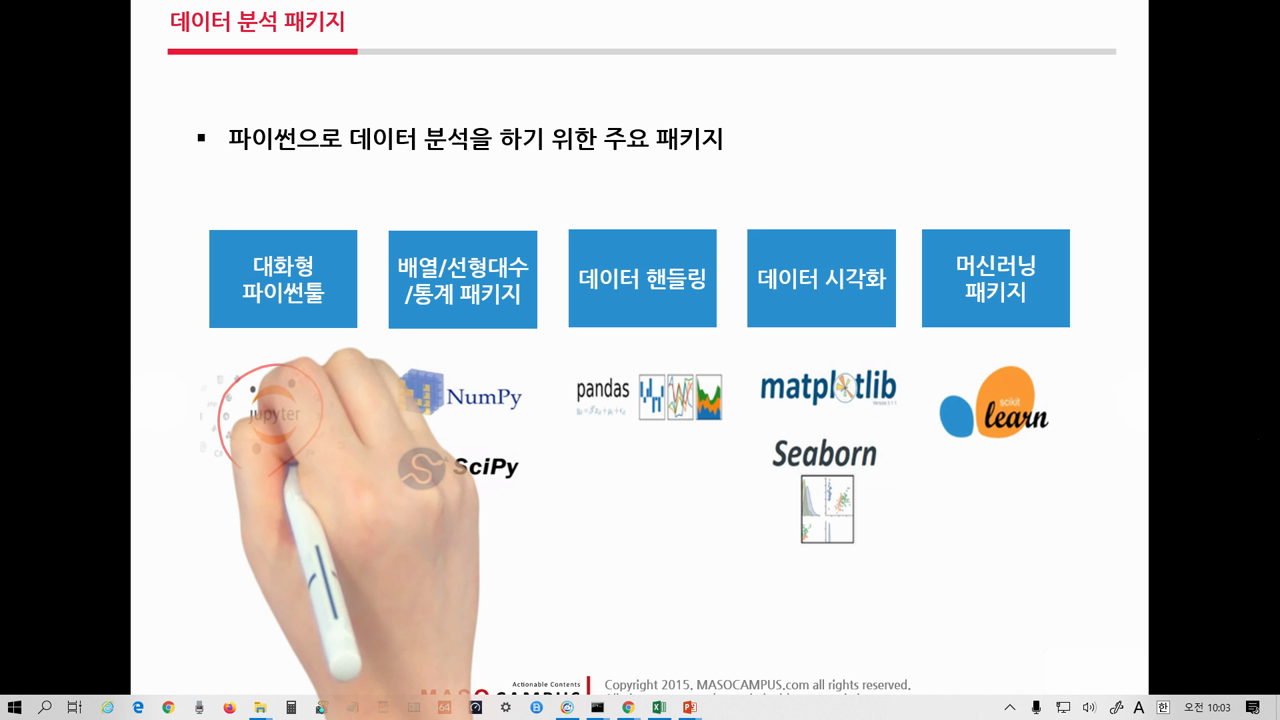 파이썬 데이타분석 핵심 패키지 정리