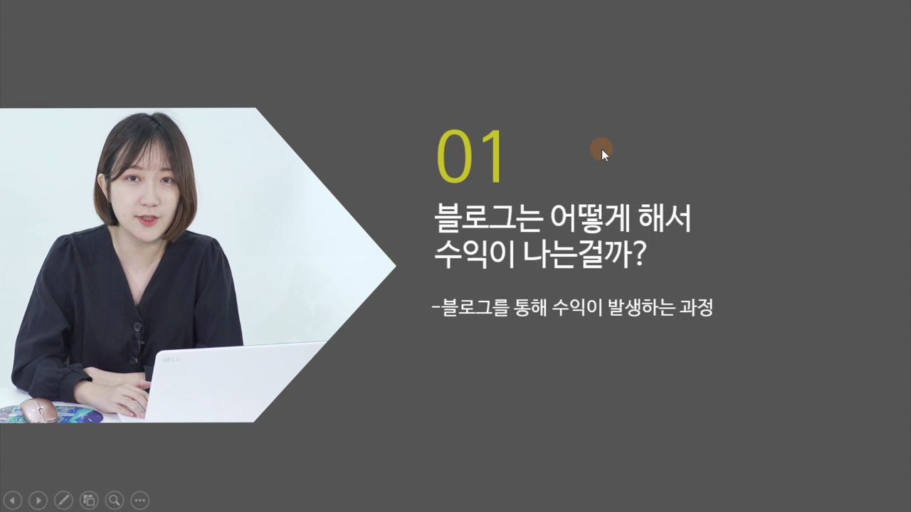 블로그를 통해 수익이 발생하는 과정